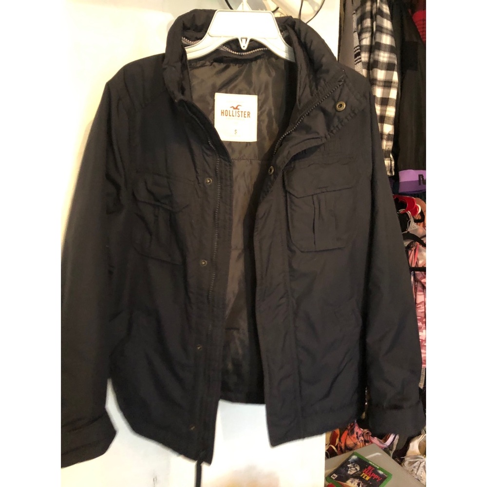 Hollister Blue Puffer Surf Jacket